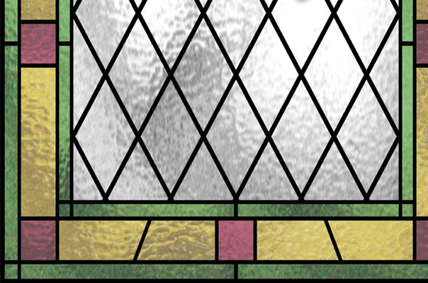 Illuminado church window film custom design