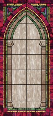 church stained glass decorative window film design